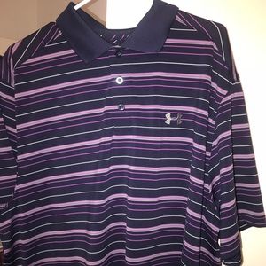 Under Armour gold polo XL